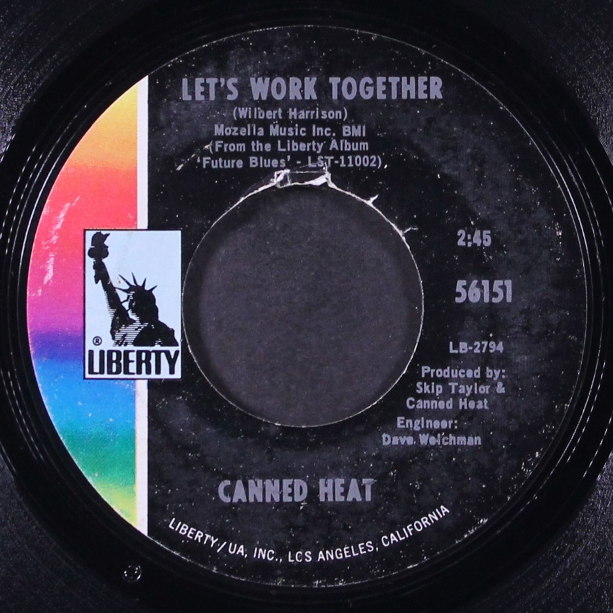 let's work together / i'm her man by CANNED HEAT