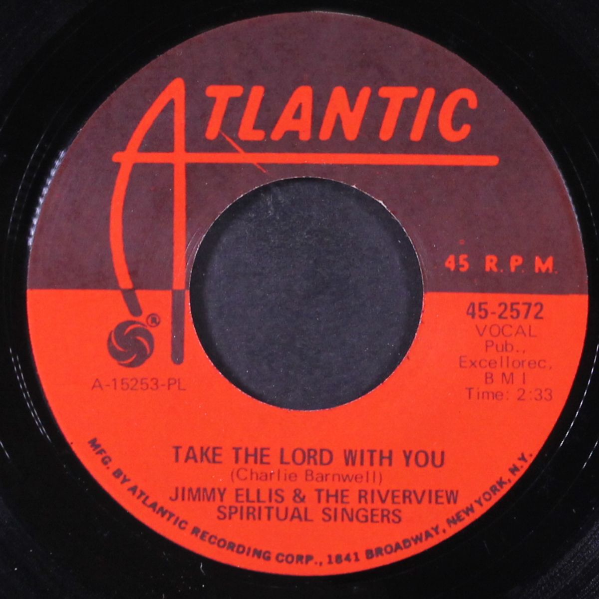 take the lord with you / i don't mind by JIMMY ELLIS