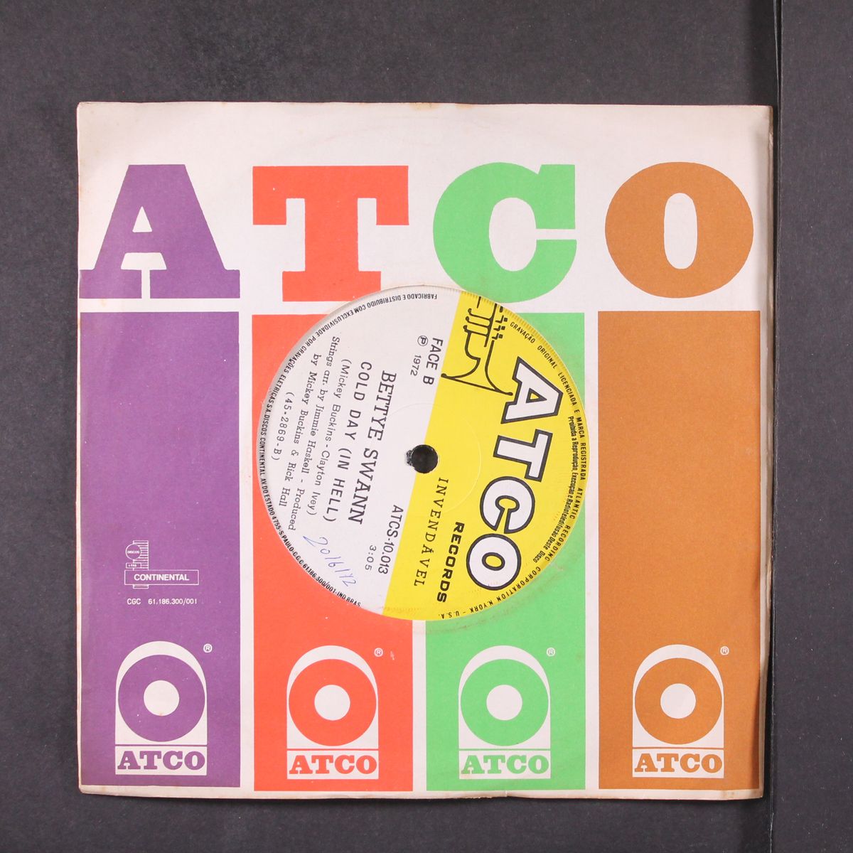 victim of a foolish heart / cold day by BETTYE SWANN