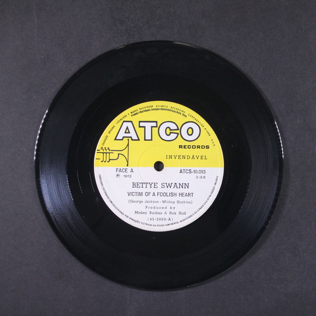 victim of a foolish heart / cold day by BETTYE SWANN
