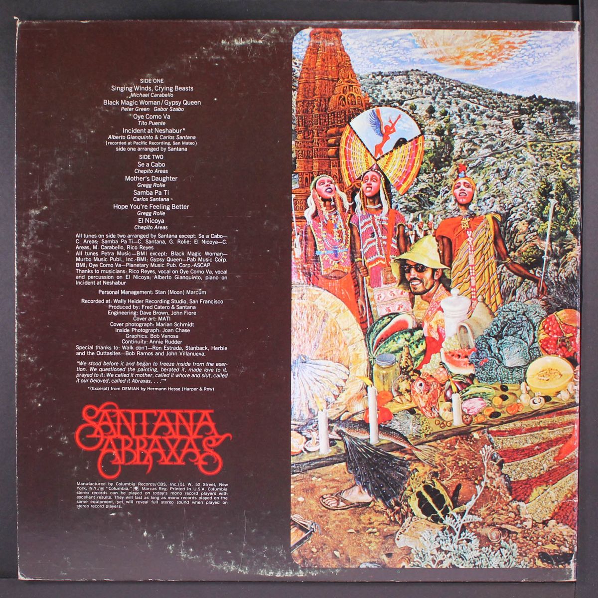 abraxas by SANTANA
