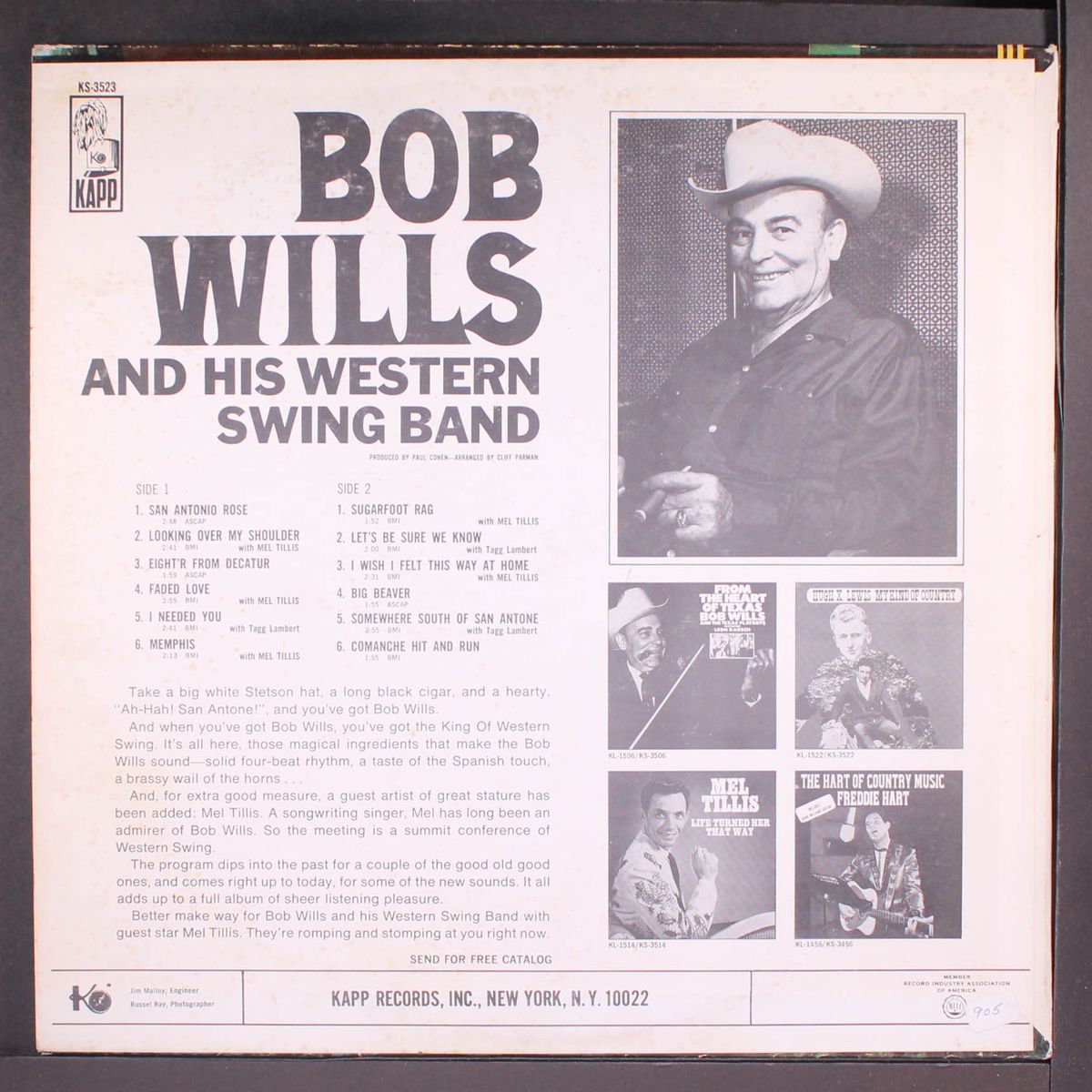 king of western swing by BOB WILLS