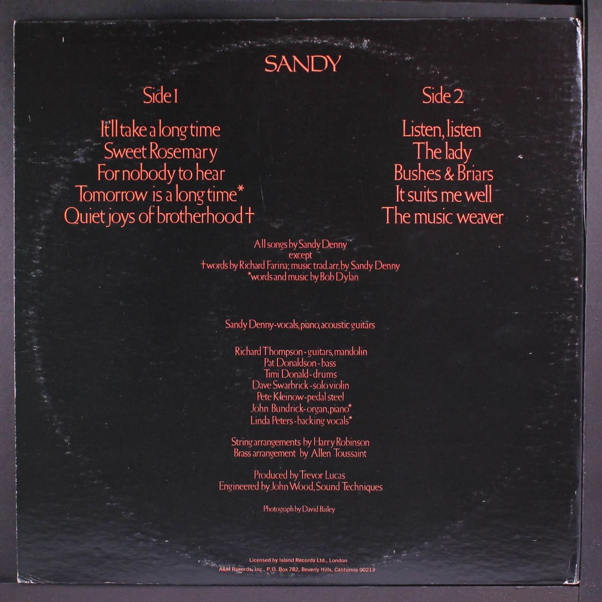 sandy by SANDY DENNY