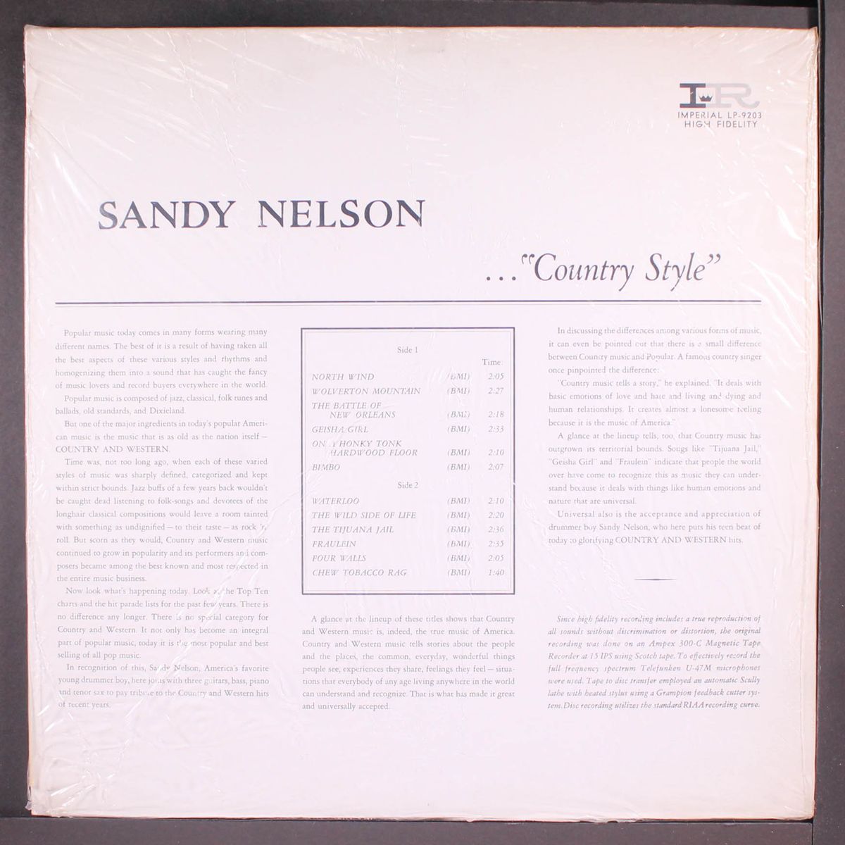 country style by SANDY NELSON