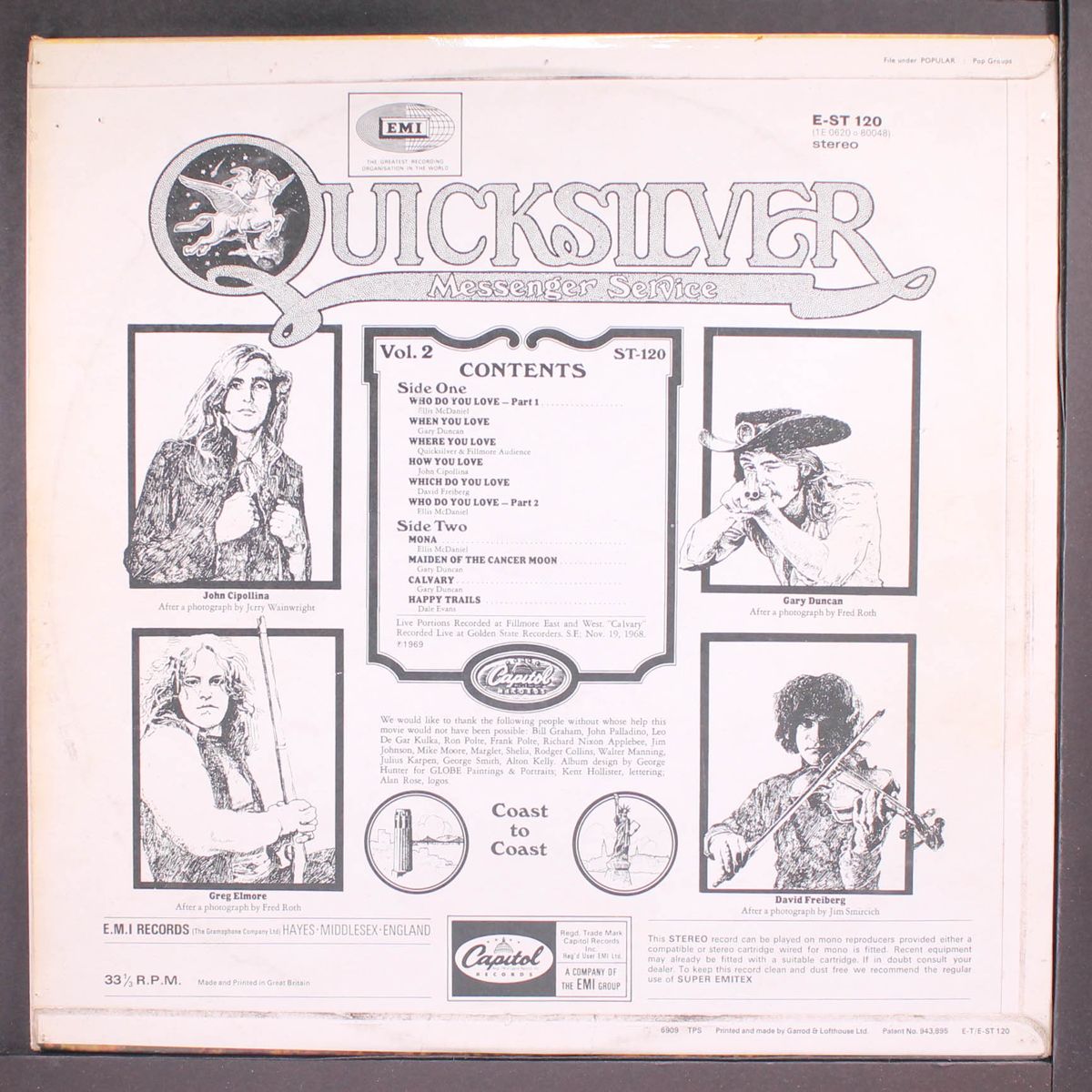 happy trails by QUICKSILVER MESSENGER SERVICE