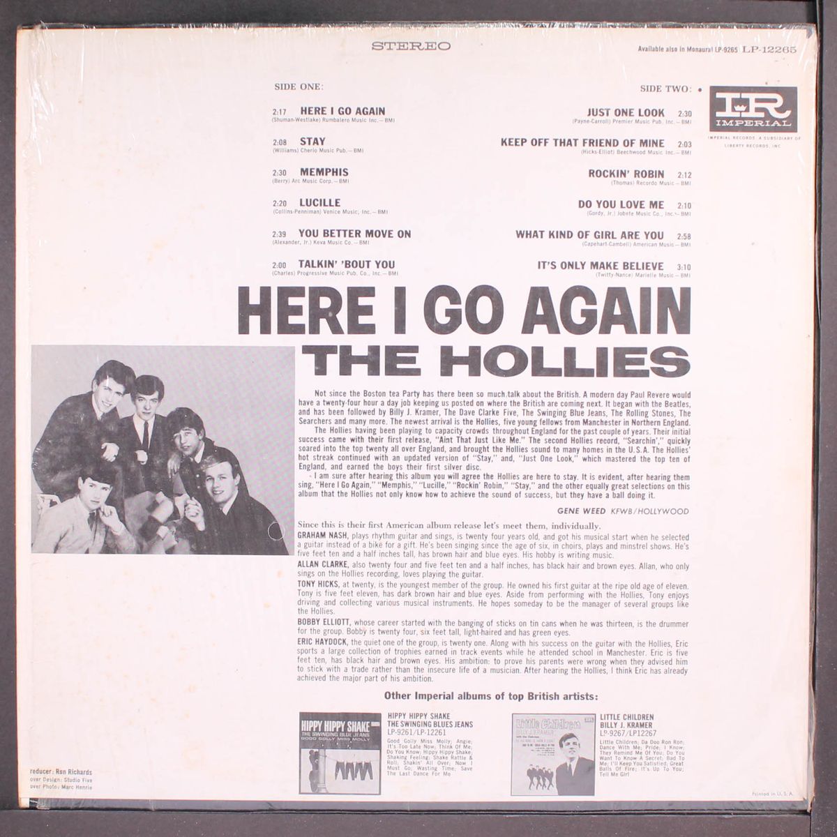 here i go again by HOLLIES