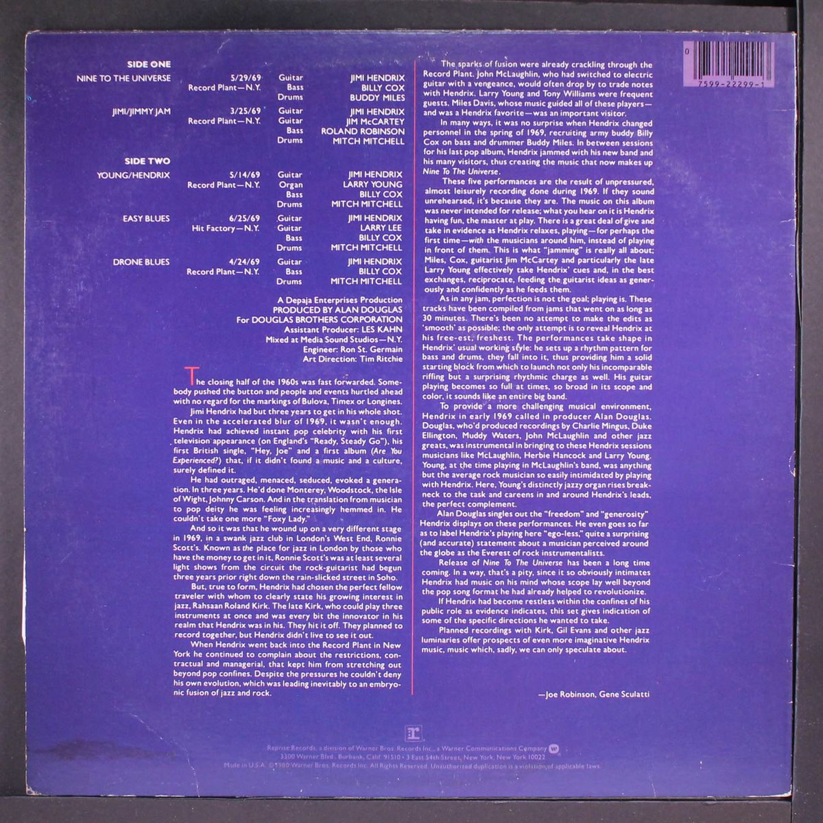 nine to the universe by JIMI HENDRIX