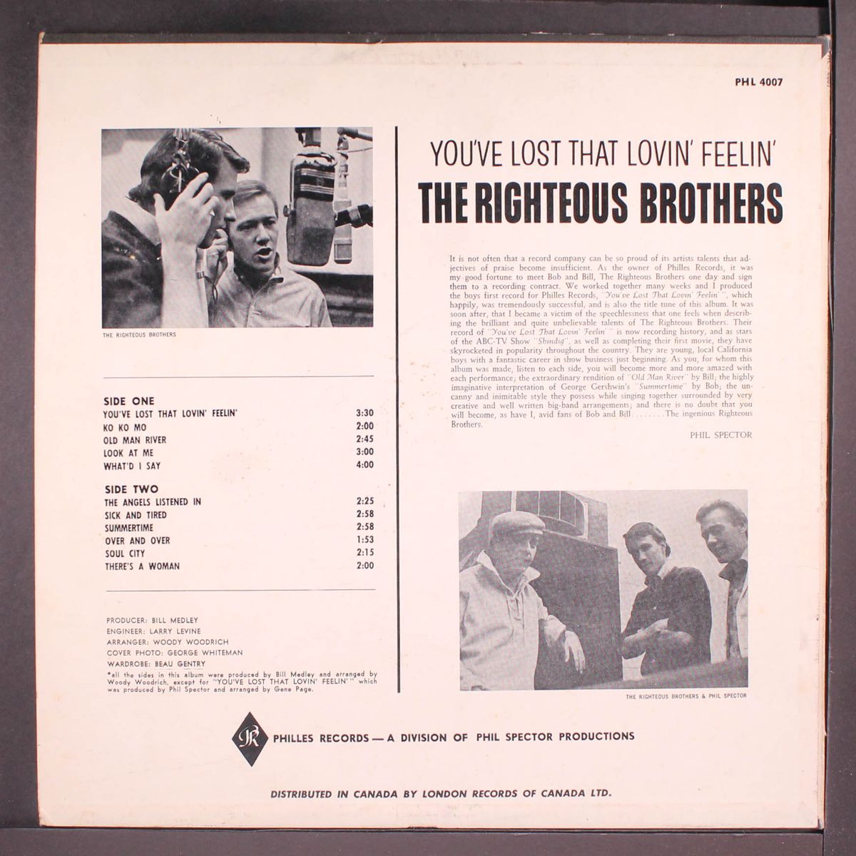 you've lost that lovin' feelin' by RIGHTEOUS BROTHERS