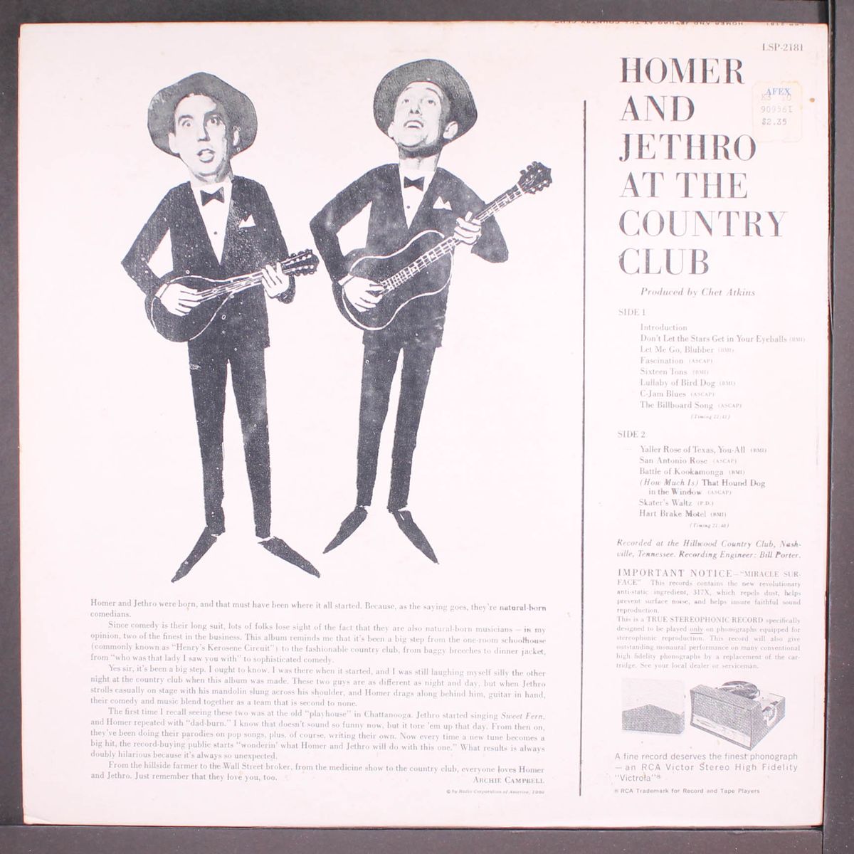 at the country club by HOMER & JETHRO