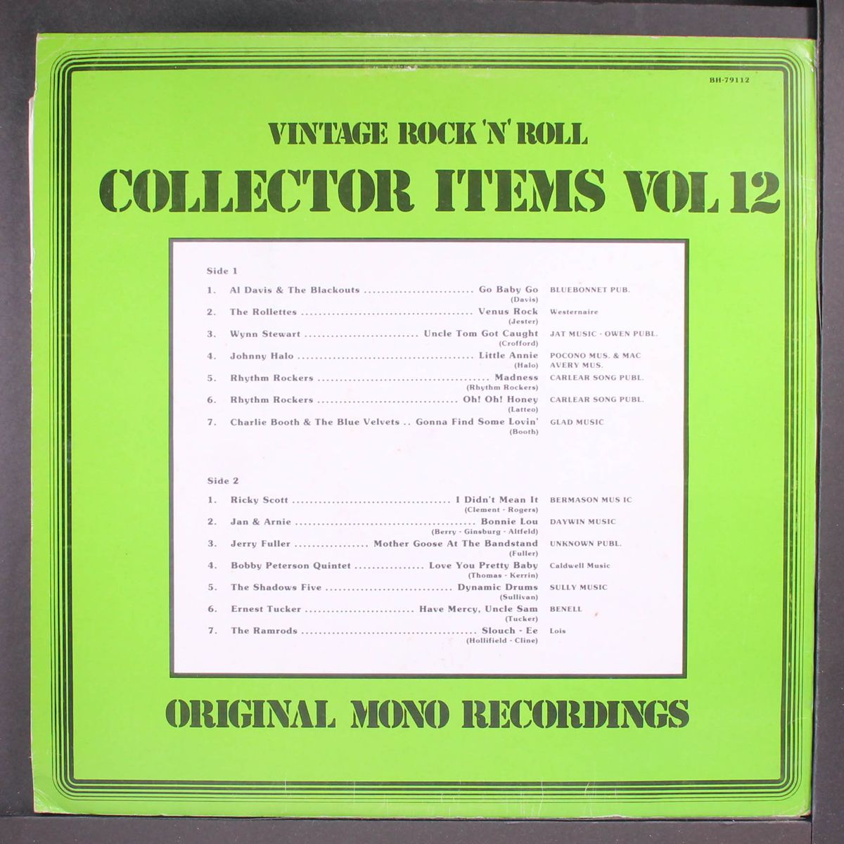 vintage rock'n'roll collector items, vol. 12 by VARIOUS
