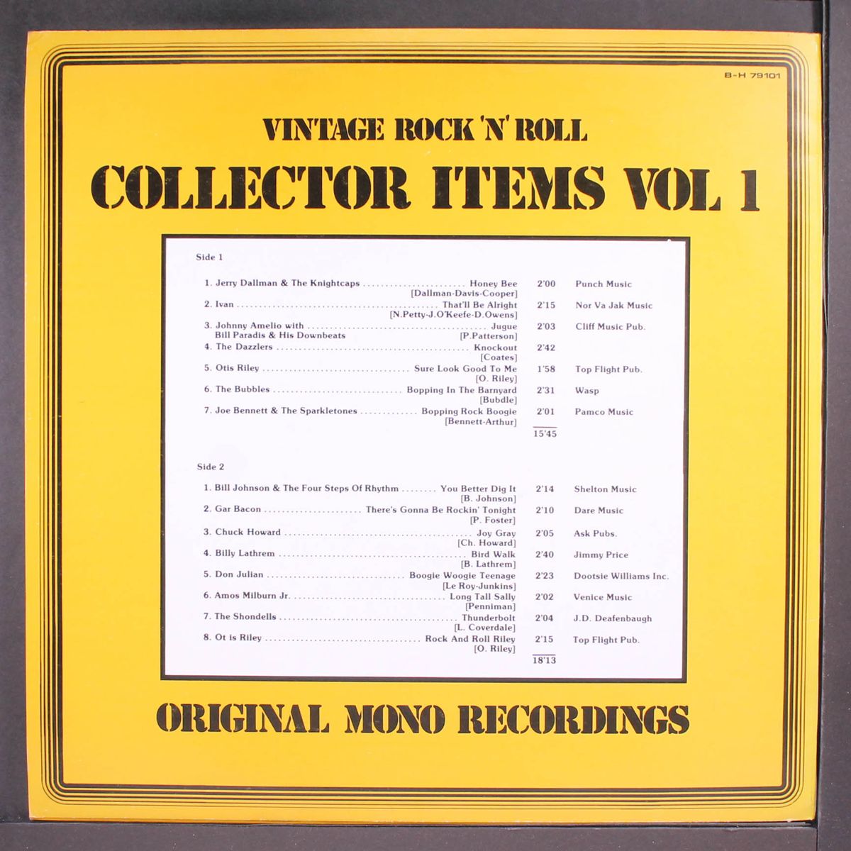 vintage rock'n'roll collector items, vol. 1 by VARIOUS