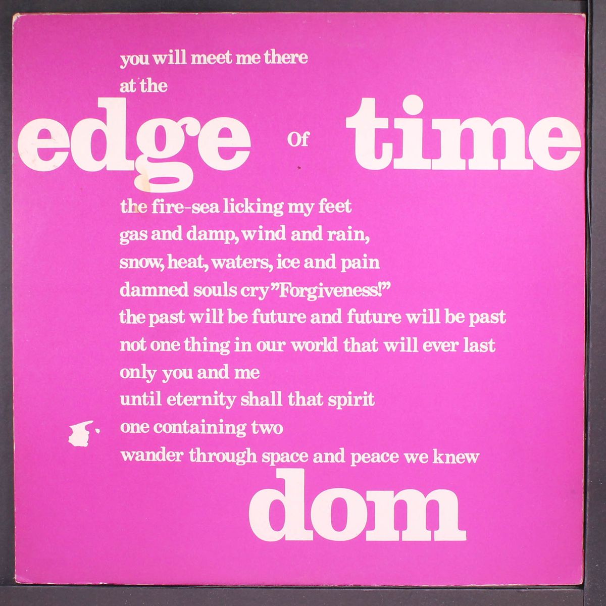 edge of time by DOM