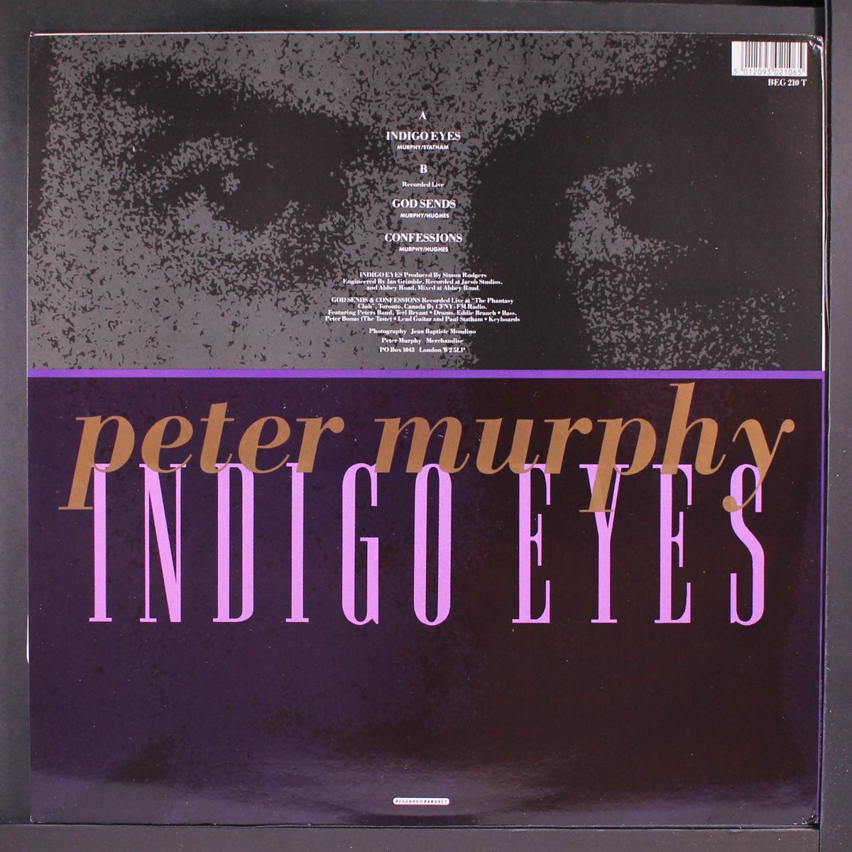 indigo eyes by PETER MURPHY