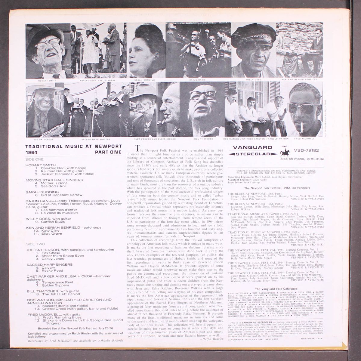 traditional music at newport 1964, part 1 by VARIOUS
