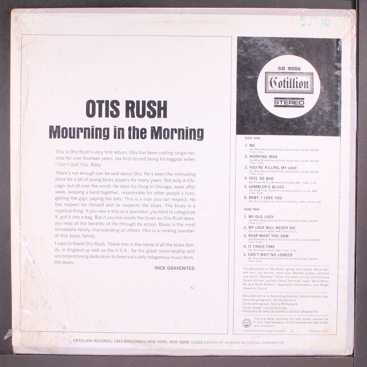 mourning in the morning by OTIS RUSH