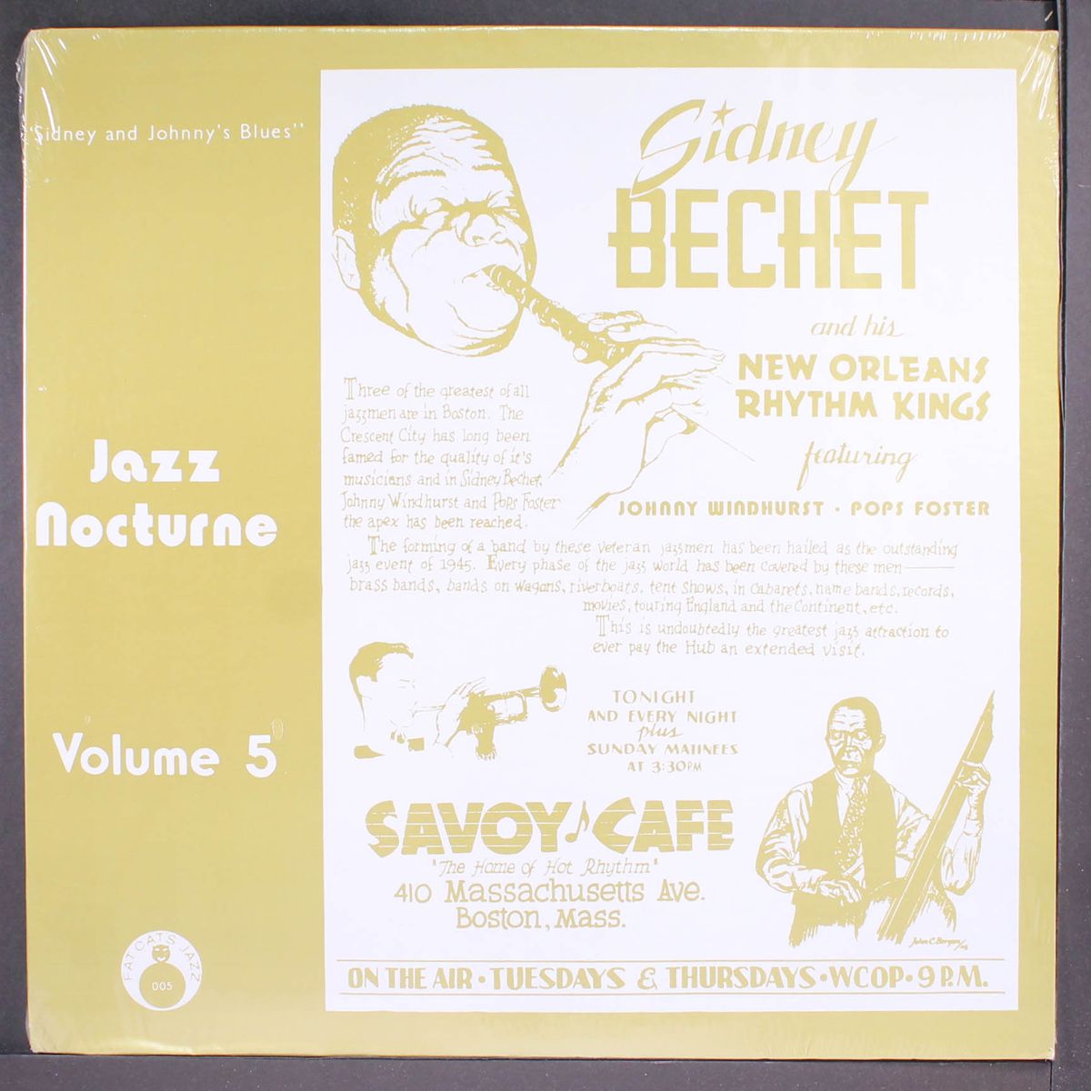 sidney and johnny's blues; jazz nocturne, vol. 5 by SIDNEY BECHET