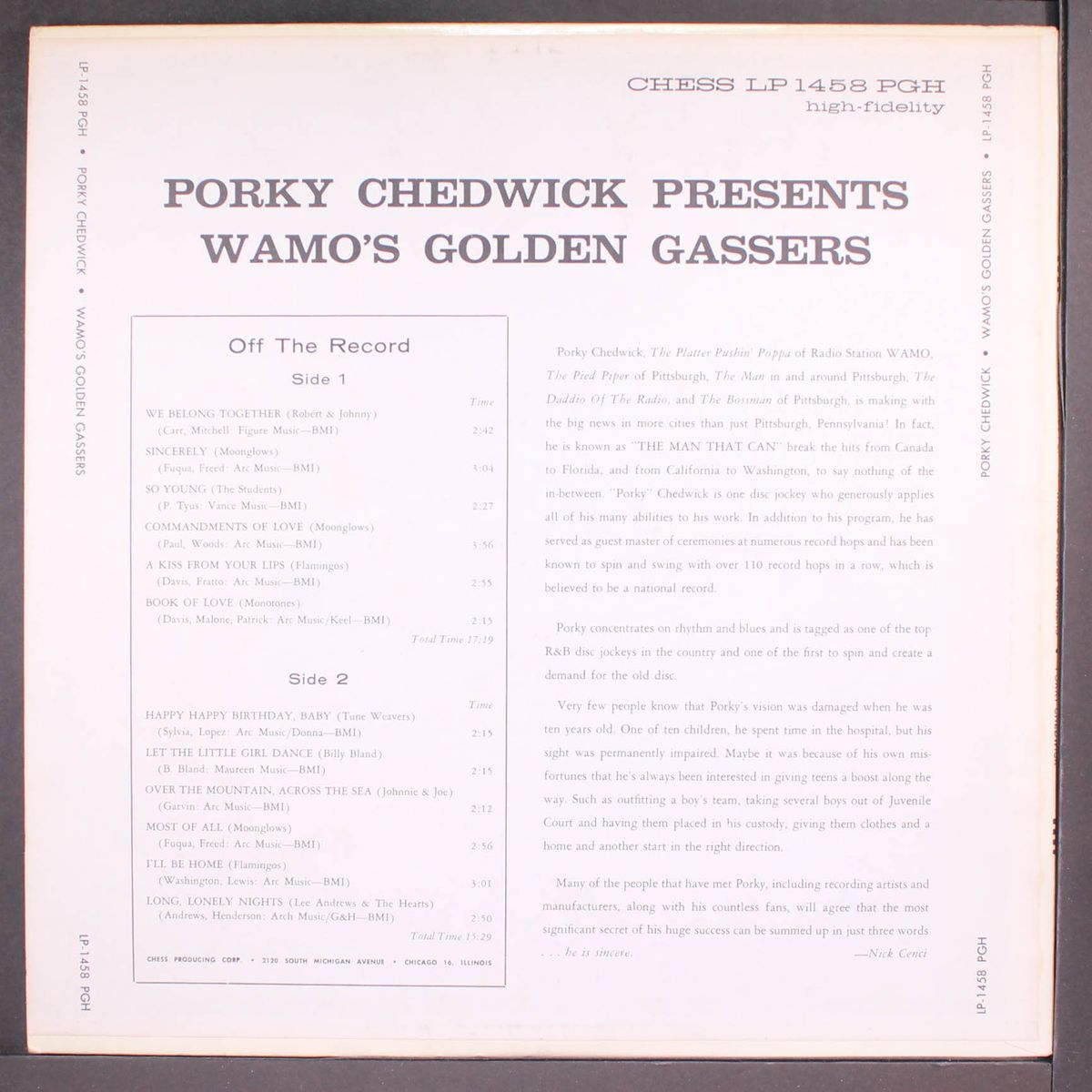 porky chedwick wamo's golden gassers by VARIOUS