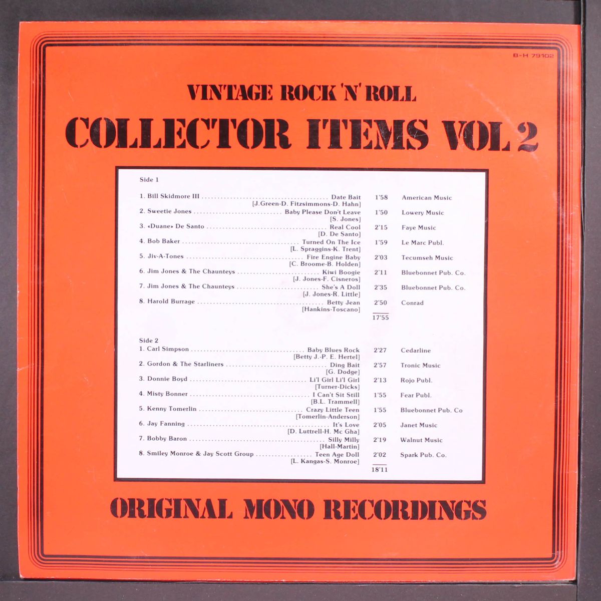 vintage rock'n'roll collector items, vol. 2 by VARIOUS
