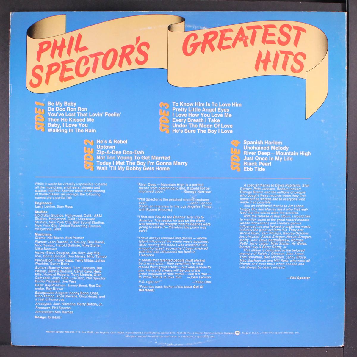 phil spector's greatest hits by VARIOUS