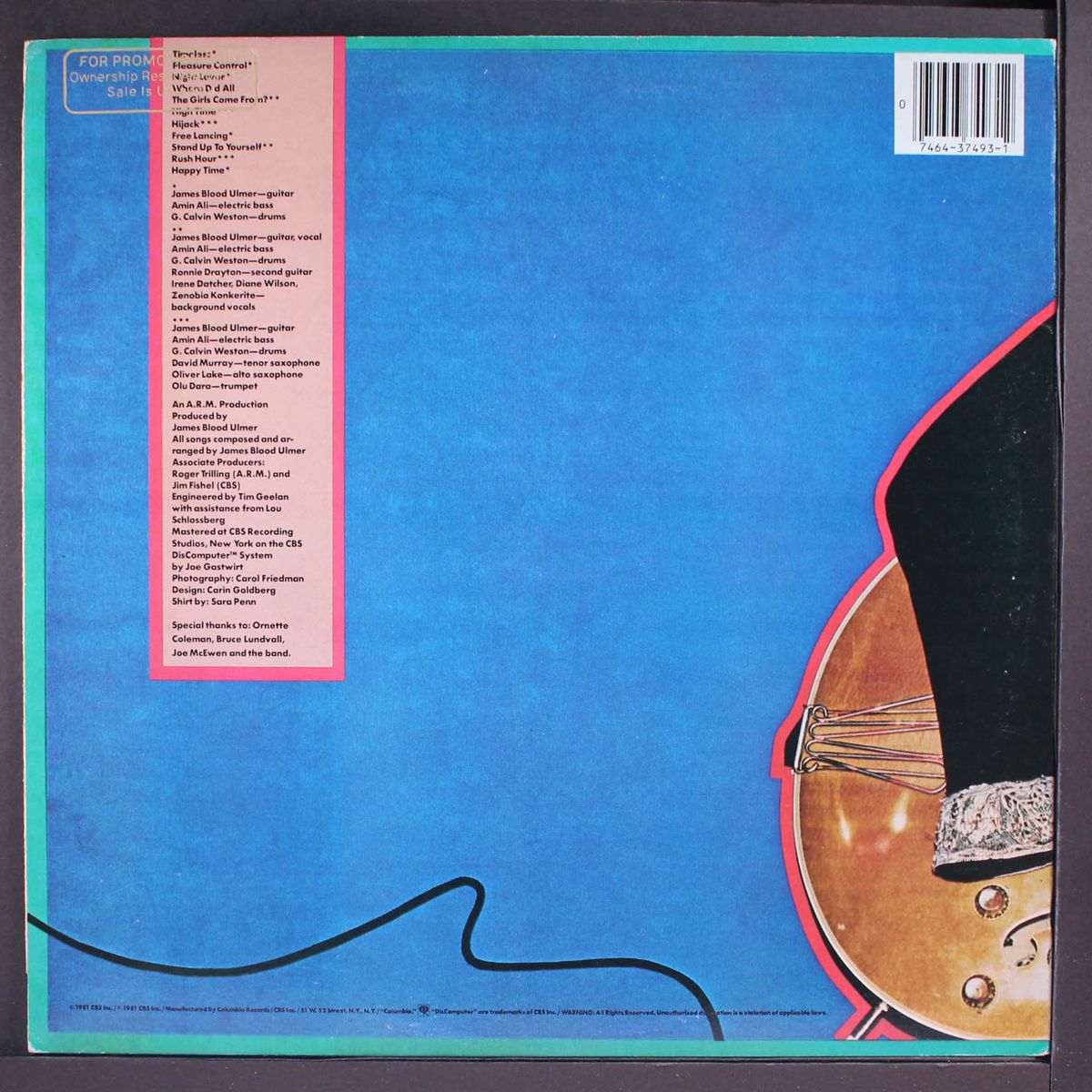 free lancing by JAMES BLOOD ULMER
