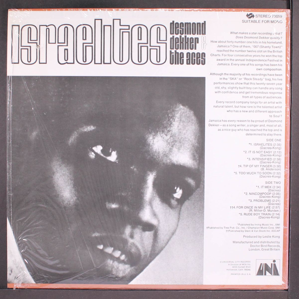 israelites by DESMOND DEKKER