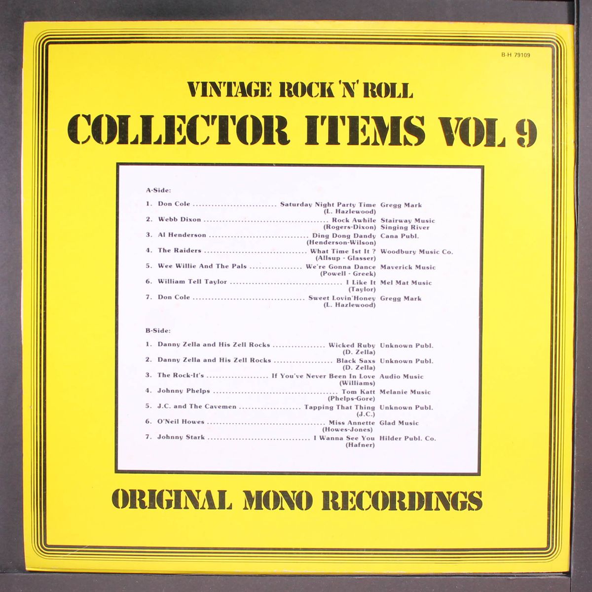 vintage rock'n'roll collector items, vol. 9 by VARIOUS