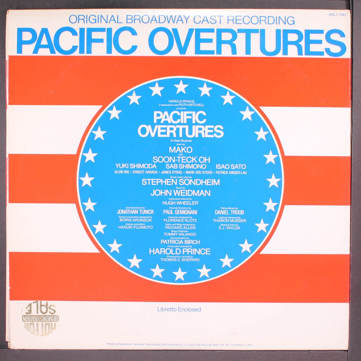 pacific overtures by ORIGINAL CAST