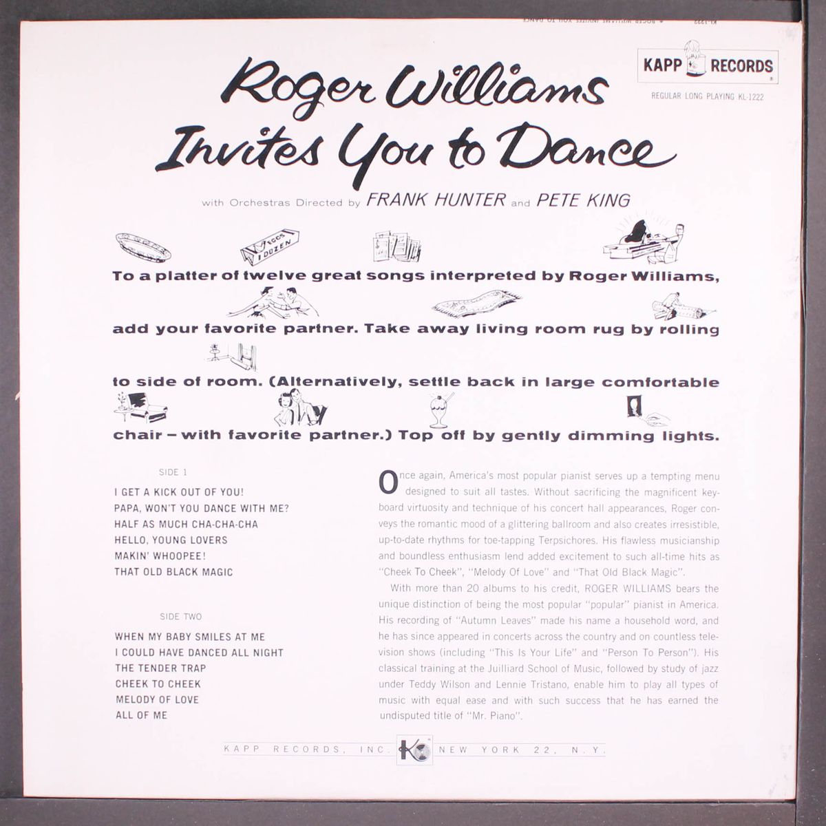 invites you to dance by ROGER WILLIAMS