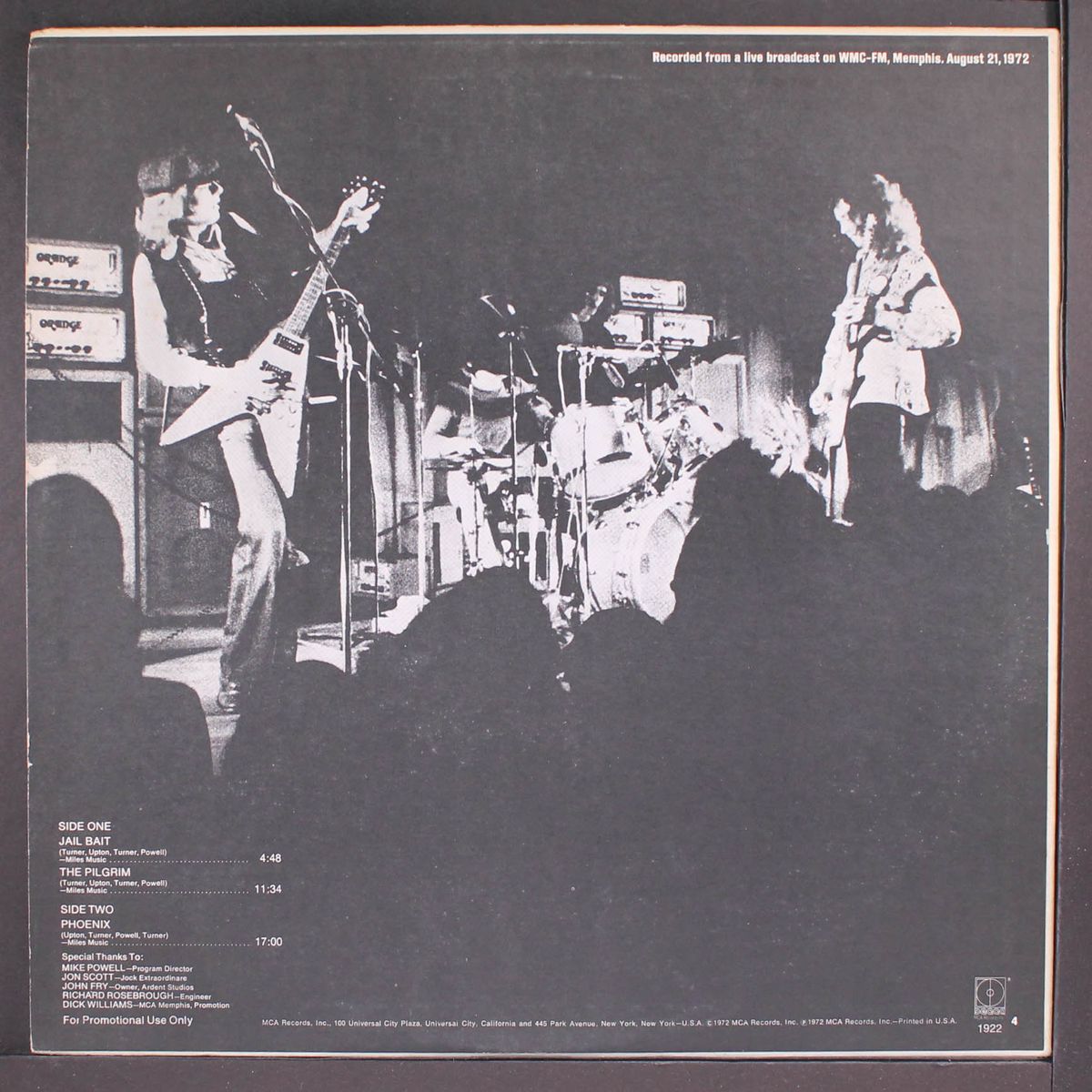 live from memphis by WISHBONE ASH