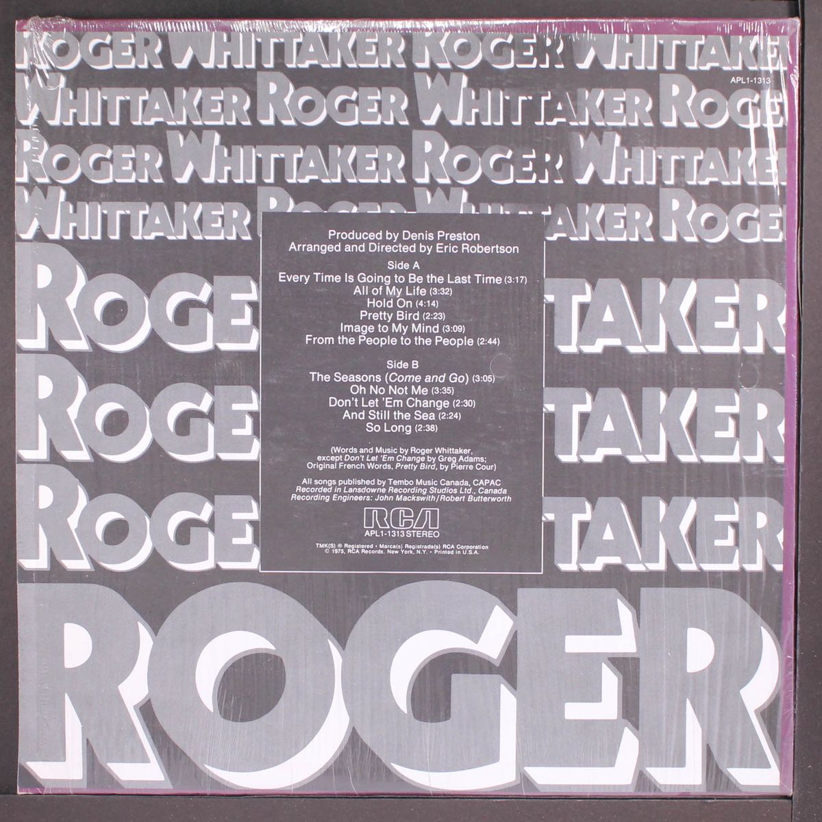 roger whittaker by ROGER WHITTAKER