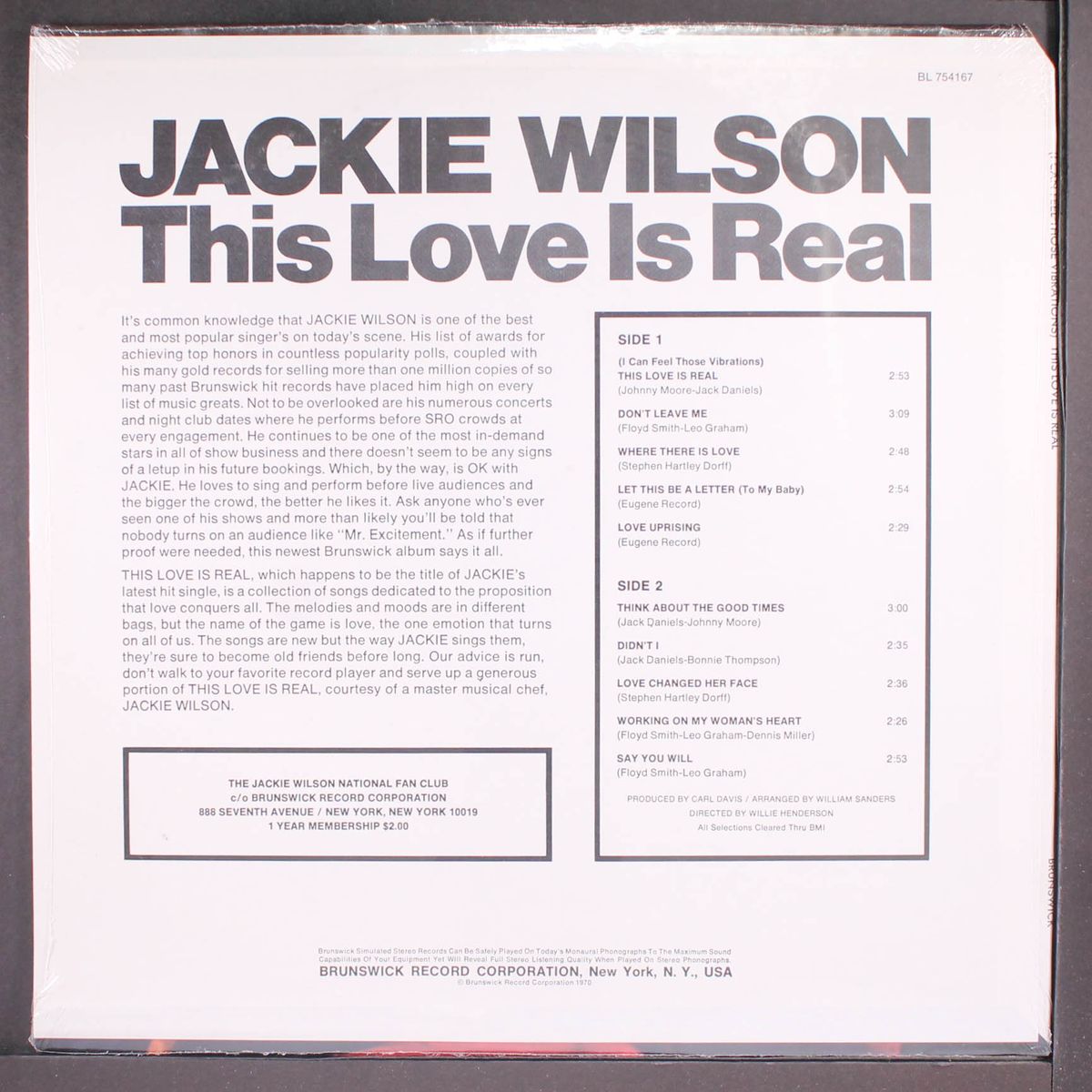 this love is real by JACKIE WILSON