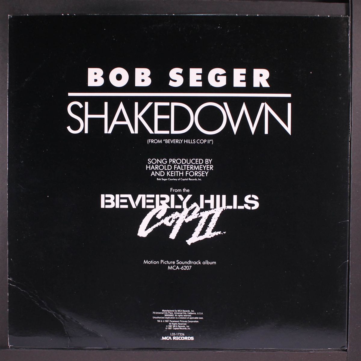 shakedown / same by BOB SEGER