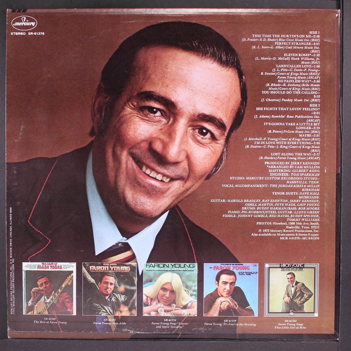 this time the hurtin's on me by FARON YOUNG