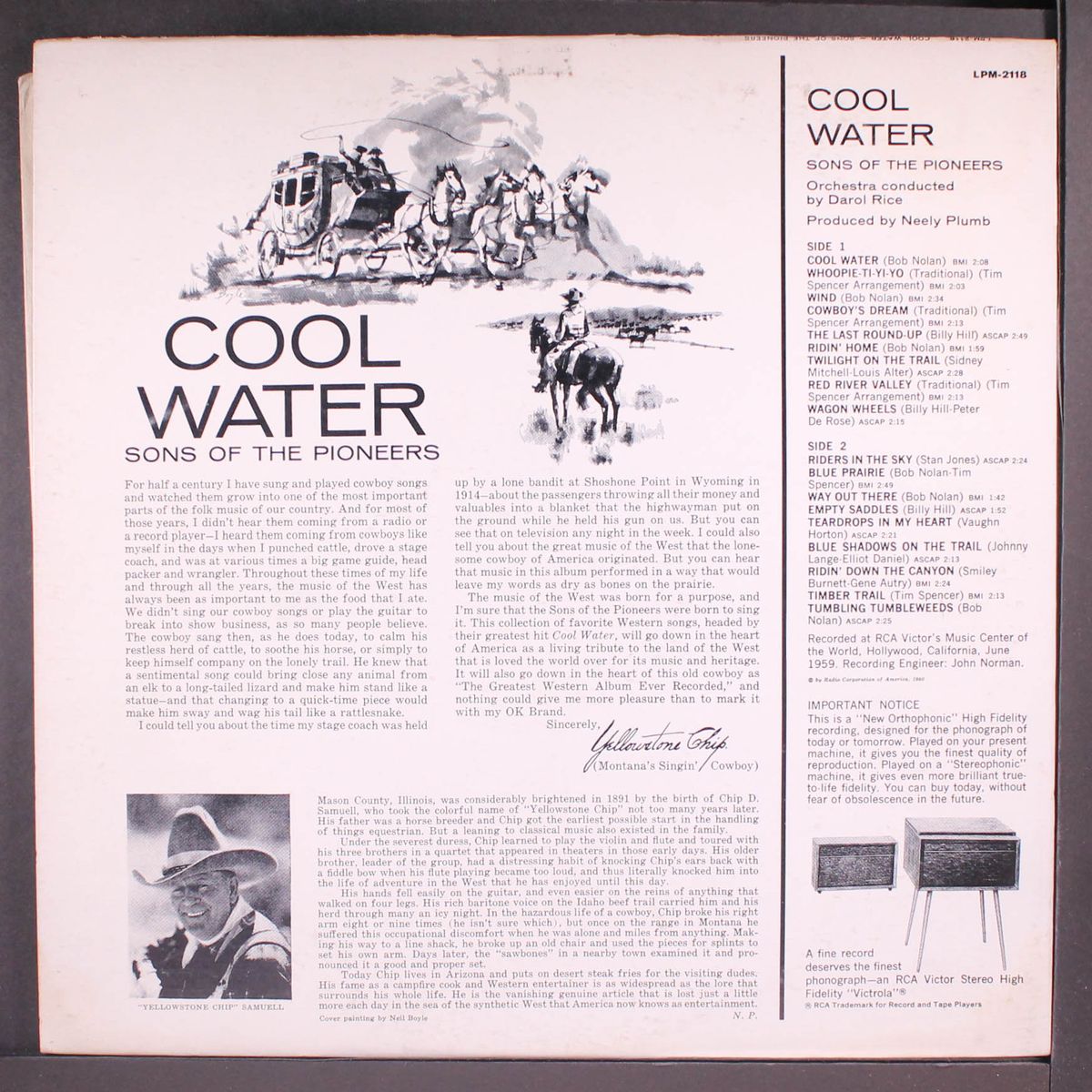 cool water by SONS OF THE PIONEERS