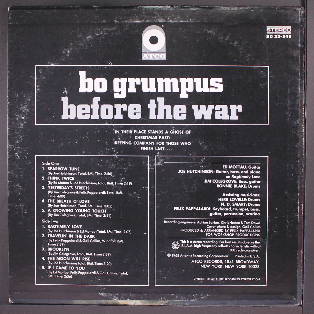 before the war by BO GRUMPUS