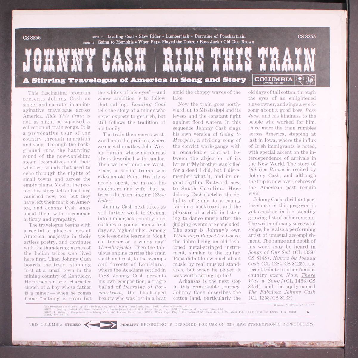 ride this train by JOHNNY CASH