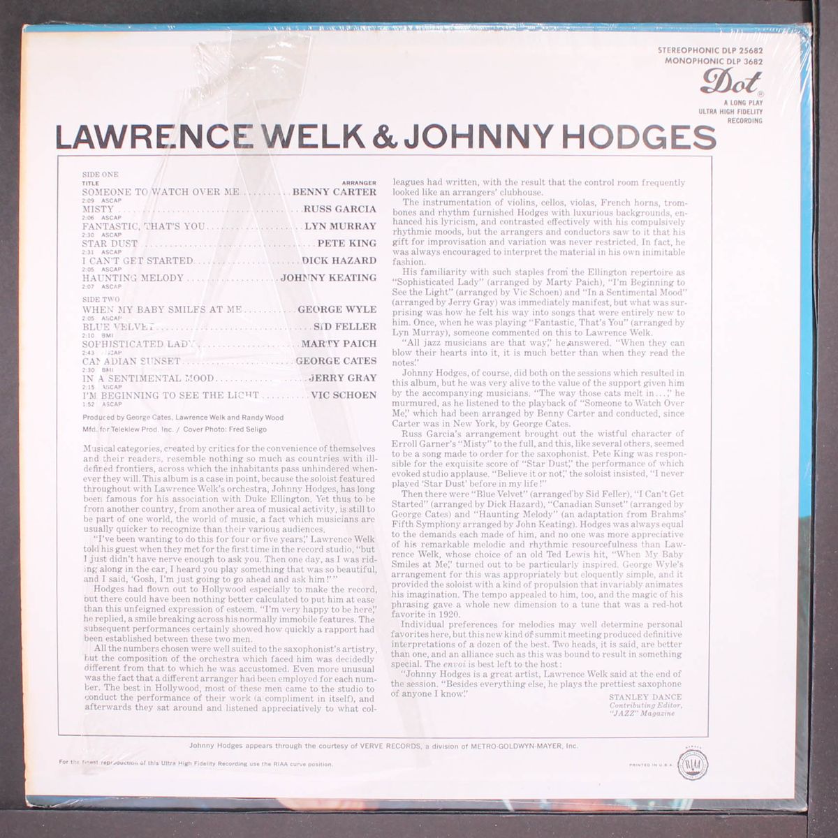 lawrence welk & johnny hodges by LAWRENCE WELK & JOHNNY HODGES