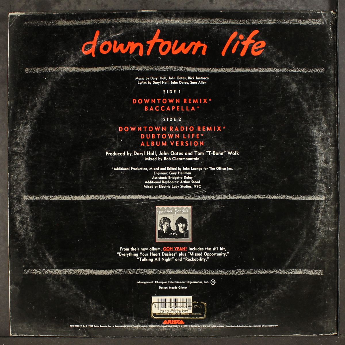 downtown life by HALL & OATES