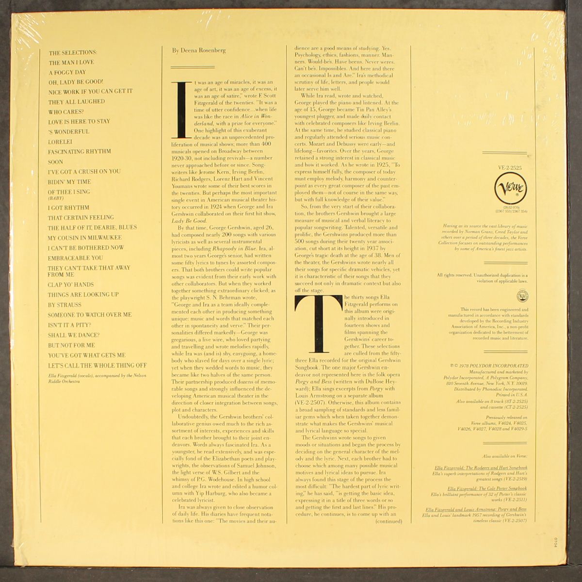 the george and ira gershwin songbook by ELLA FITZGERALD