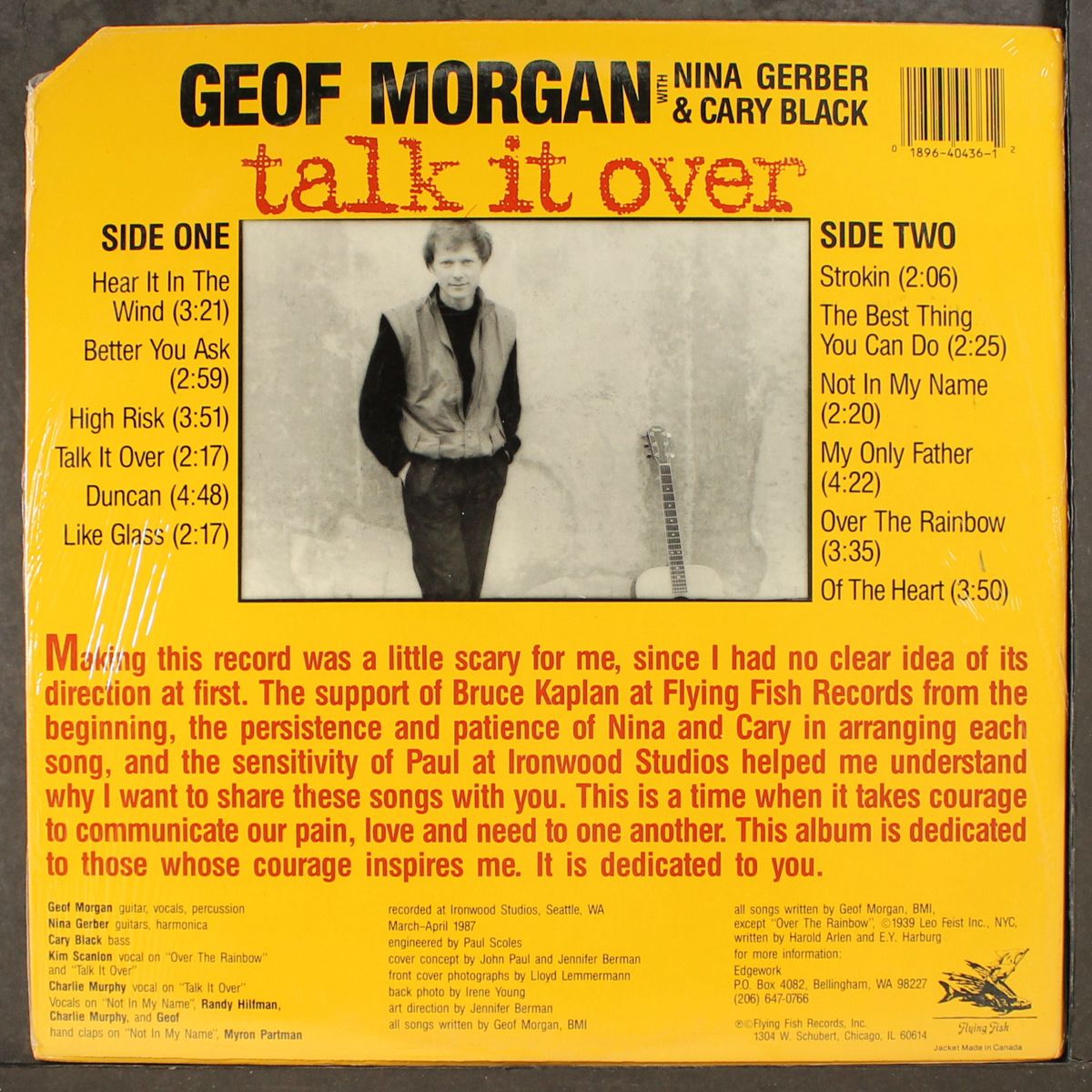 talk it over by GEOF MORGAN