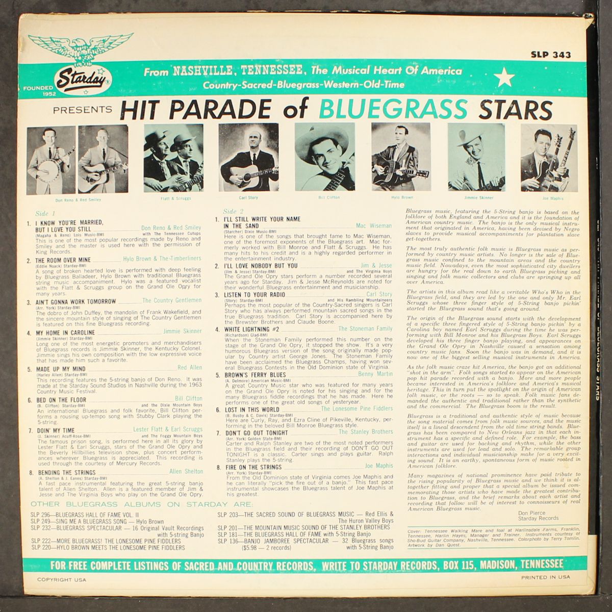 hit parade of bluegrass stars by VARIOUS