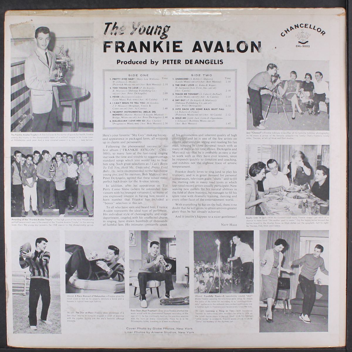 the young frankie avalon by FRANKIE AVALON