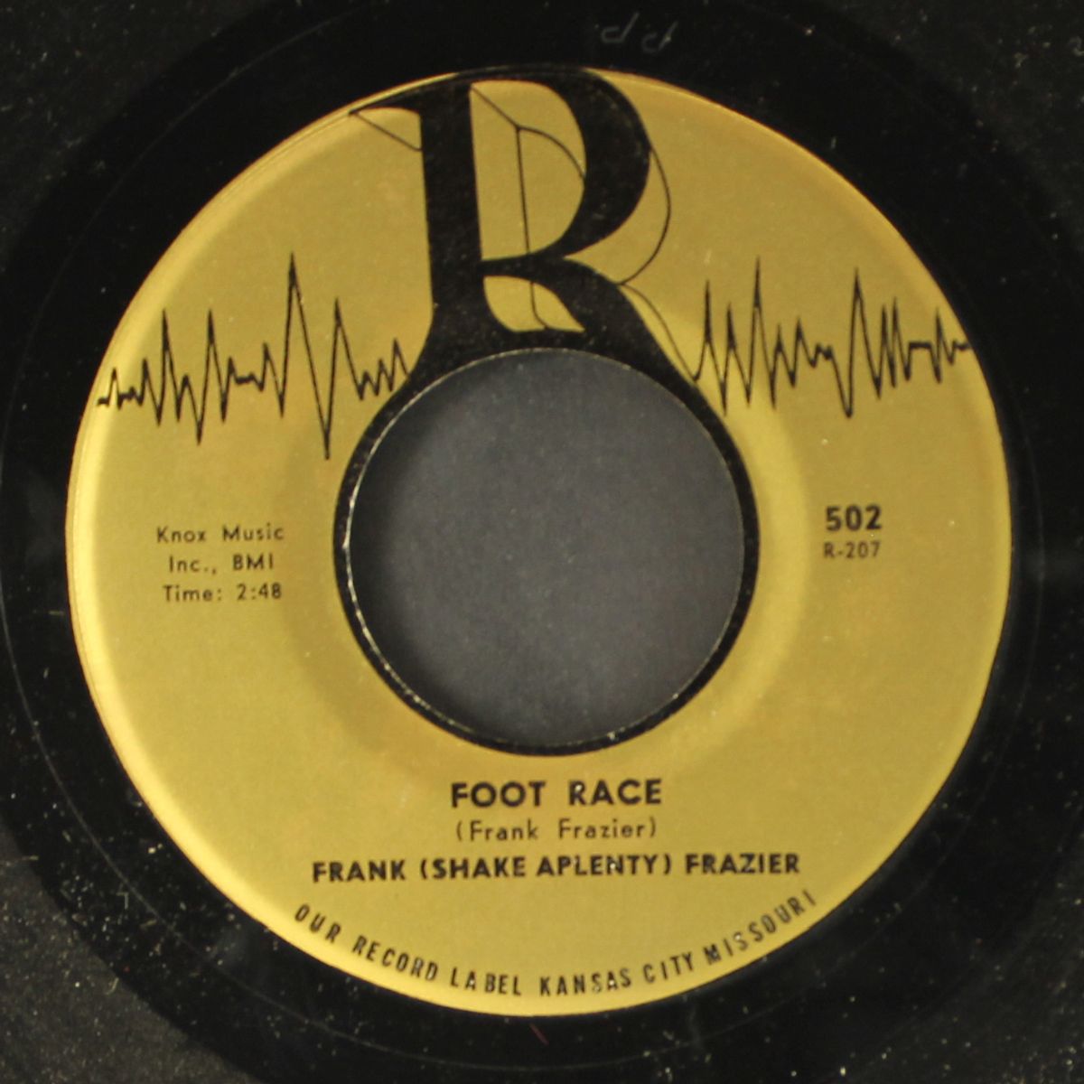 foot race / lovin' one by FRANK (SHAKE APLENTY) FRAZIER