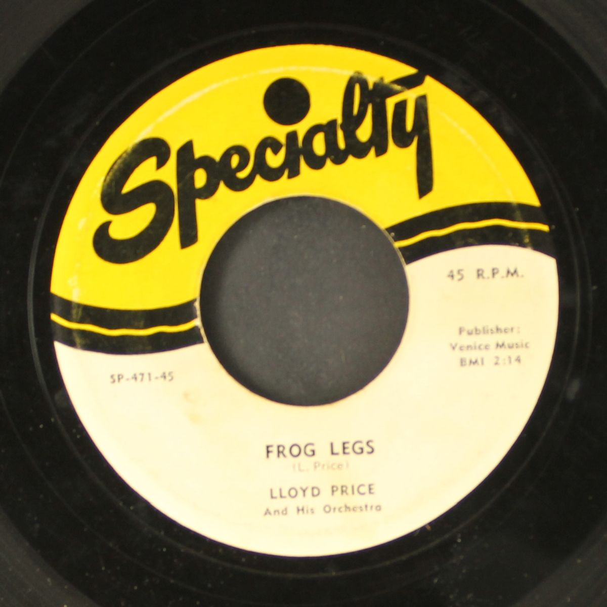 i wish your picture was you / frog legs by LLOYD PRICE