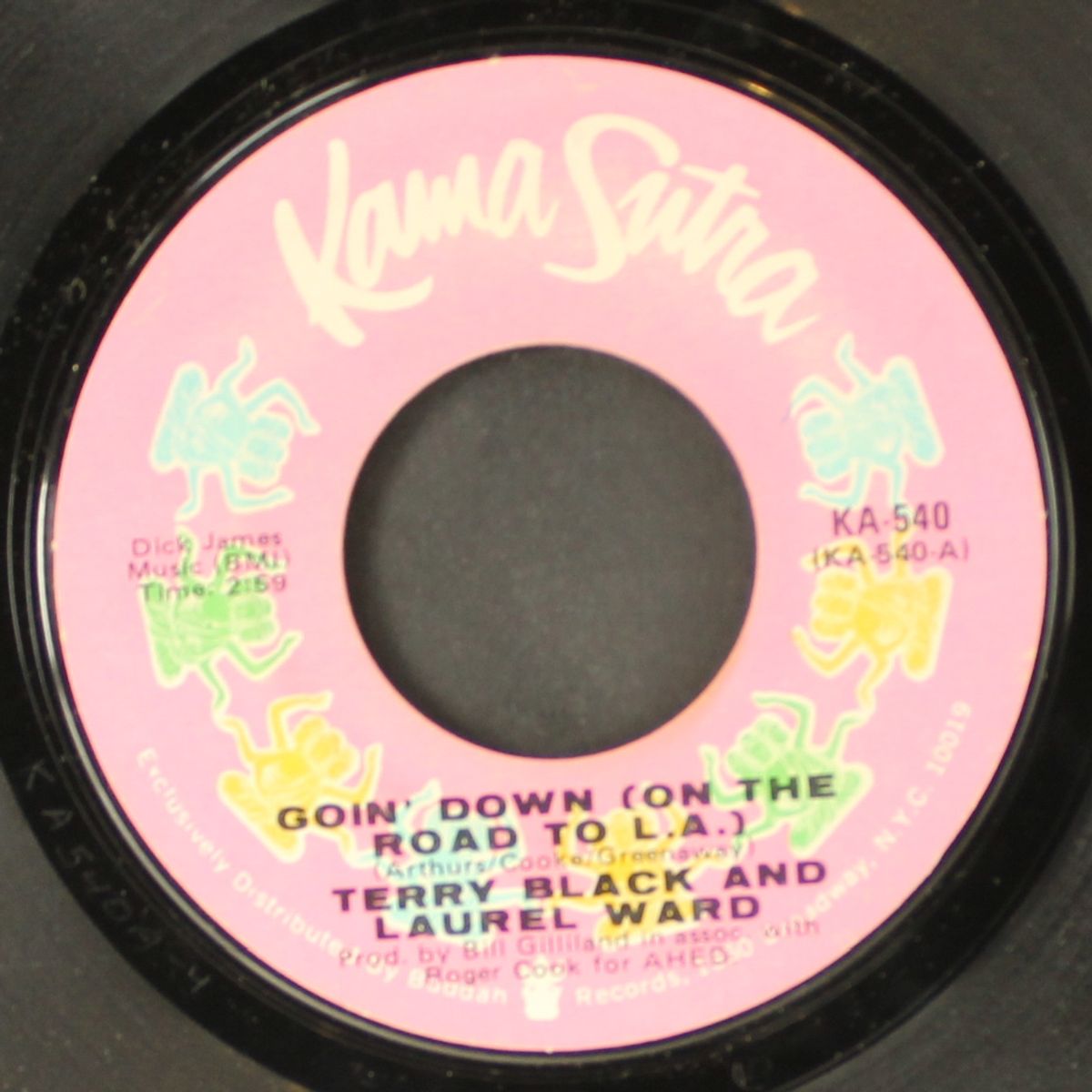 goin' down (on the road to l.a.) / oh babe by TERRY BLACK & LAUREL WARD