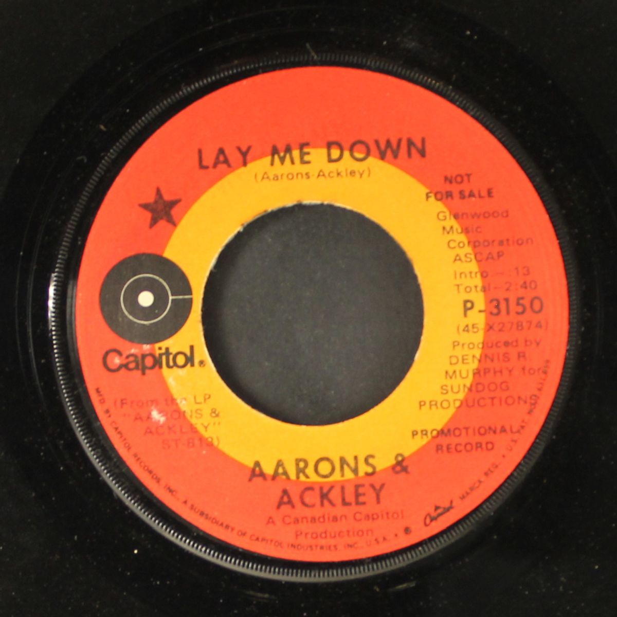 lay me down / let is shine by AARONS & ACKLEY