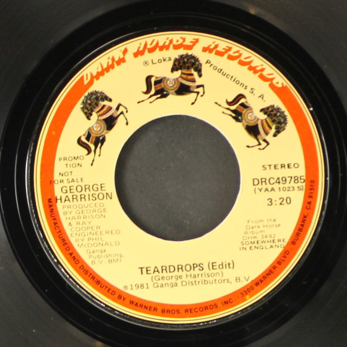 teardrops / mono by GEORGE HARRISON