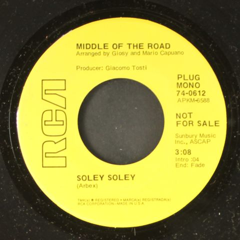MIDDLE OF THE ROAD