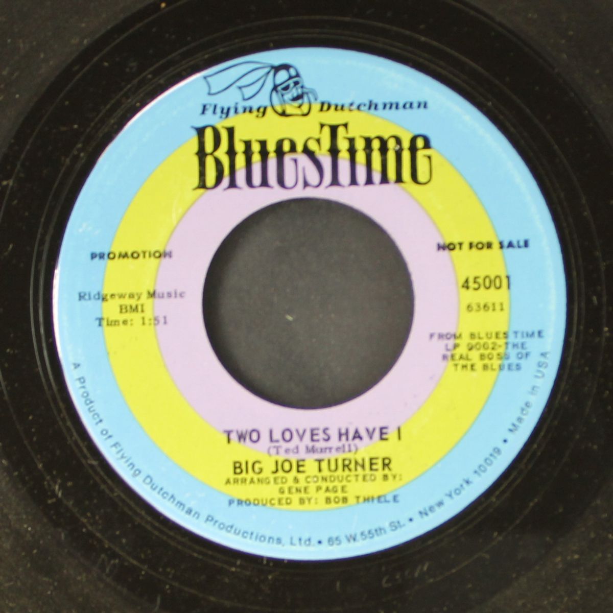 two loves have i / shake, rattle & roll by BIG JOE TURNER