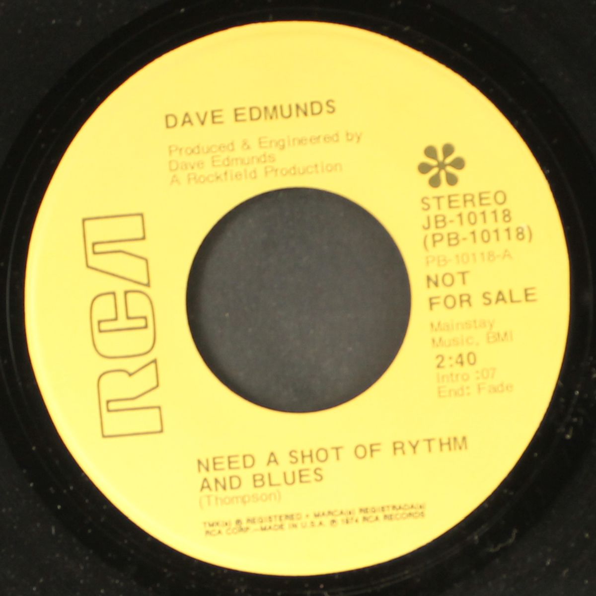 need a shot of rythm and blues by DAVE EDMUNDS